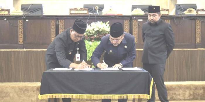 DPRD Kalsel Setujui Raperda Perubahan APBD 2023 Jadi Perda, Gubernur : Saran dan Koreksi Banggar Jadi perhatian Kami