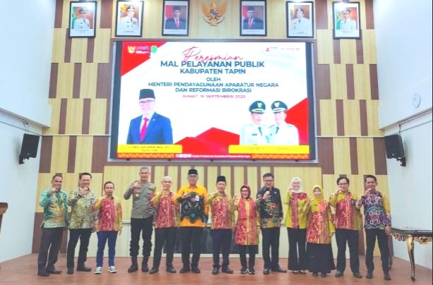 Dihadiri Deputi Kemenpan RB Diah Natalisa, Mal Pelayanan Publik Kabupaten Tapin Diresmikan, Paman Birin : Wujud Nyata Beri  Layanan Yang Lebih Baik Kepada Masyarakat.