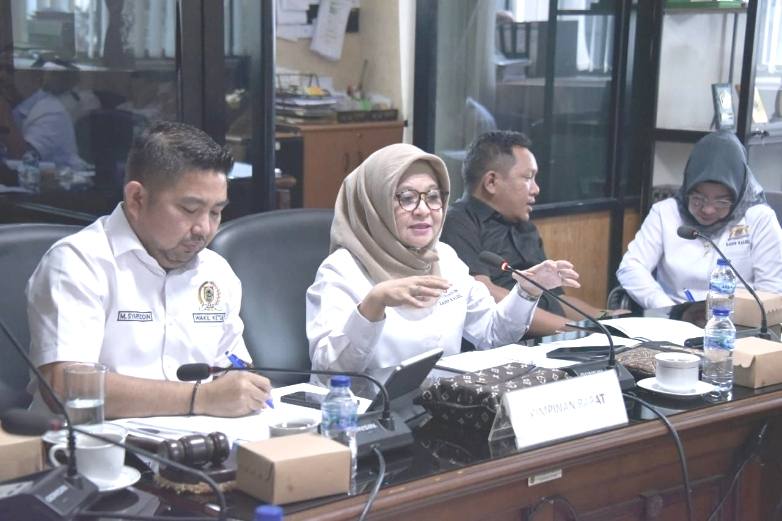 Audiensi Bersama Komisi II, Kadin Kalsel Sampaikan Sejumlah Program Kerja Dan Ingin Bentuk Tim Vokasi Daerah.