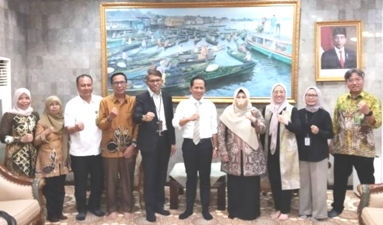 Mantapkan Persiapan Pertikawan Regional Kalimantan 2023, Dirjen KLHK Kunjungi Ketua Kwarda Kalsel Hj Raudatul Jannah