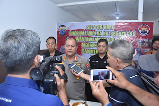 Tingkatkan Kerjasama, Polda Kalsel Gelar Silaturahmi Bersama Awak Media