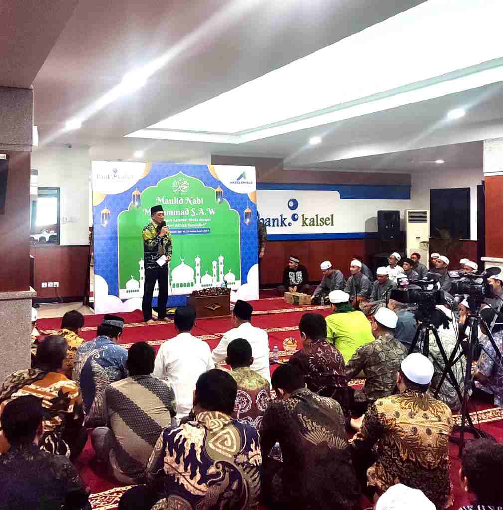 Keluarga Besar Bank Kalsel Gelar dan Semarakan Maulid Nabi Besar Muhammad SAW, Fachrudin : Ini Bagian Rasa Kecintaan Umat Pada Nabi-nya