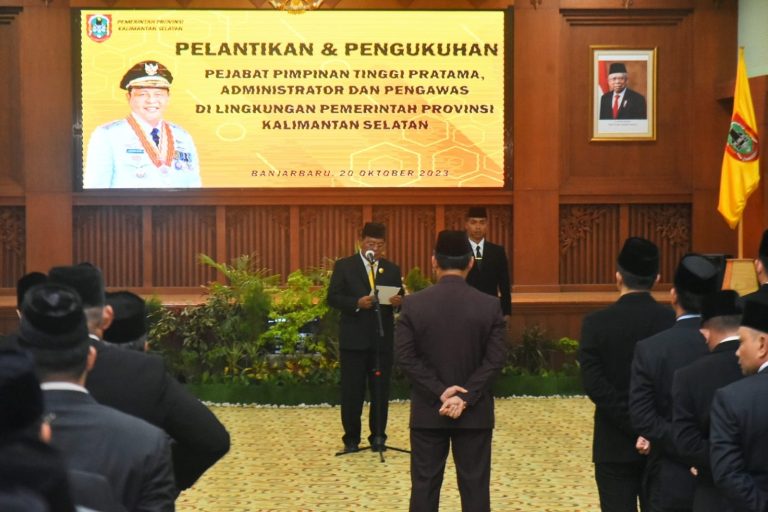 Lantik 252 Pejabat, Paman Birin : Kesetiaan, Kejujuran dan Kecakapan Sangat Diperlukan