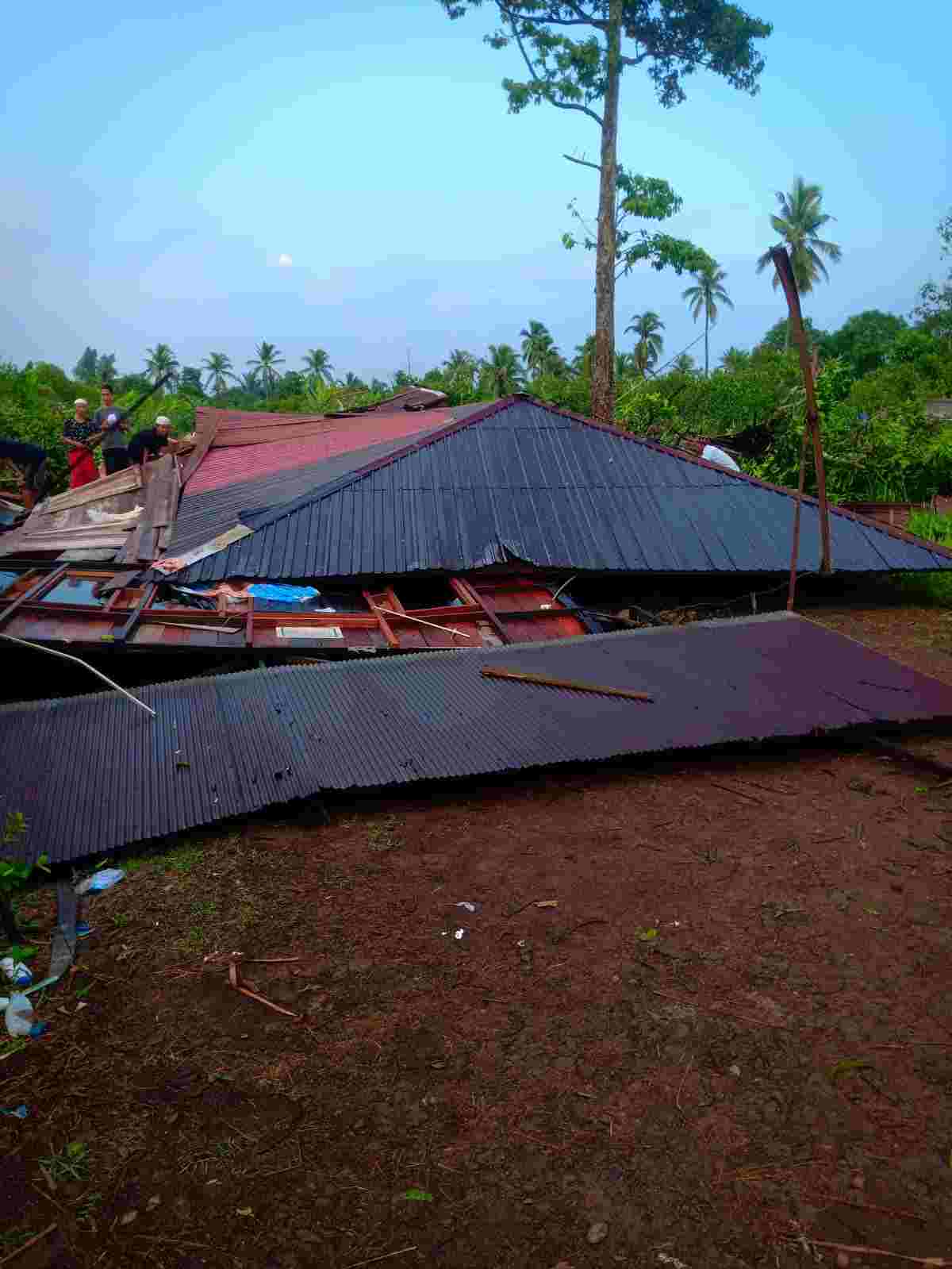 Sebulan Ini Batola Kerap Dilanda Puting Beliung, BPBD Rehabilitasi Berbagai Sarana Umum