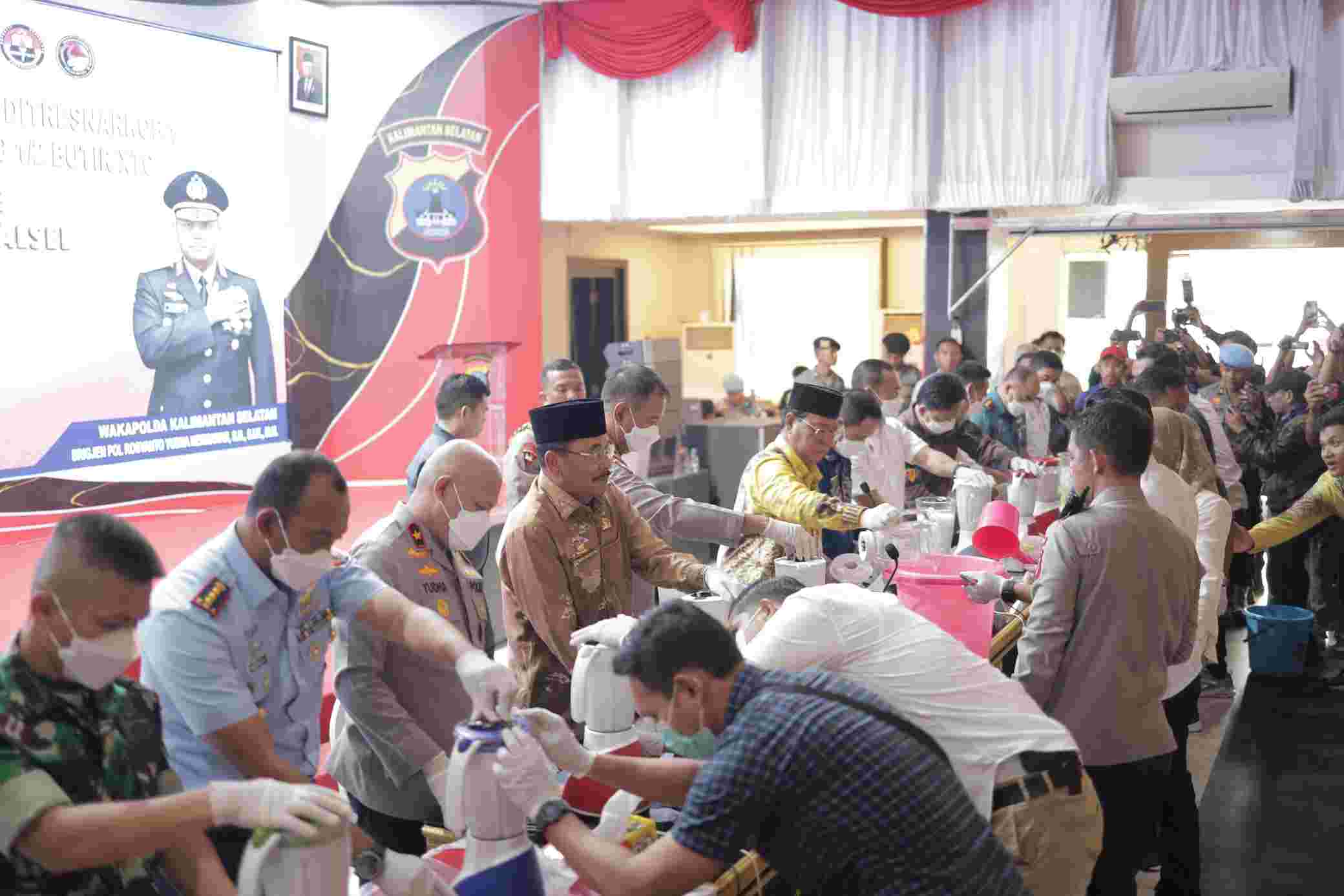 Supian HK Apresiasi Polda Kalsel Ungkap Kasus Narkoba Jelang Pergantian Tahun