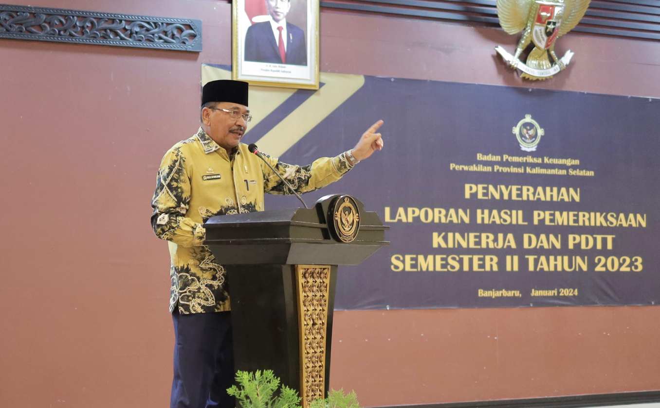 Terima LHP 2023 Dari BPK RI, Supian HK Optimis Pengelolaan Keuangan Daerah Kalsel Tahun Depan Lebih Baik Lagi