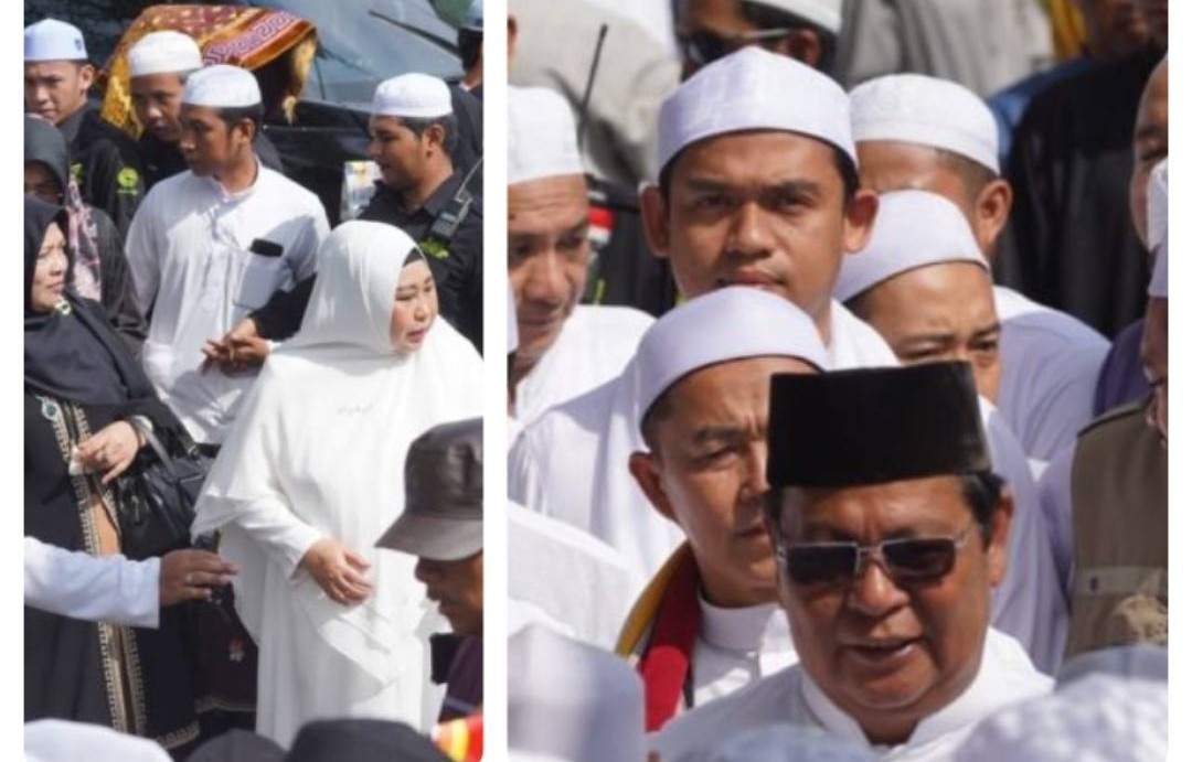 Paman Birin dan Acil Odah Berbaur Bersama Jamaah Saat Hadir di Haul Datu Kalampayan ke-218