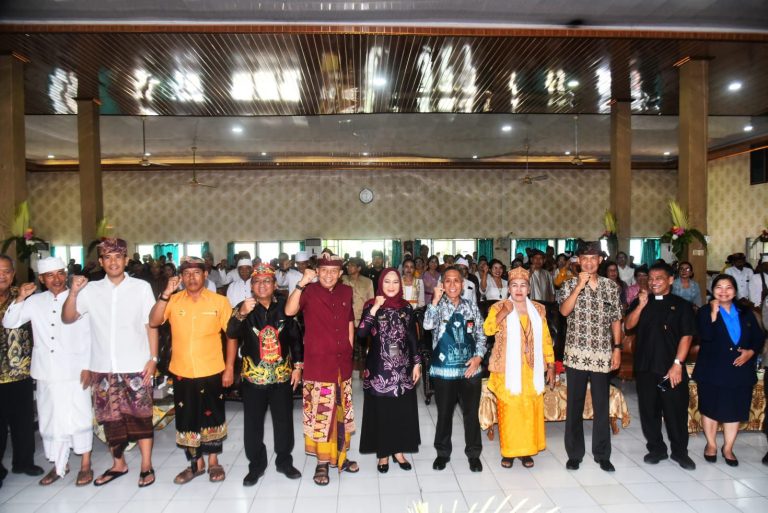 Buka Dharma Santi Hari Suci Nyepi Saka 1946 Provinsi Kalsel, Paman Birin : Bangsa Akan Semakin Baik Jika Saling Menghormati