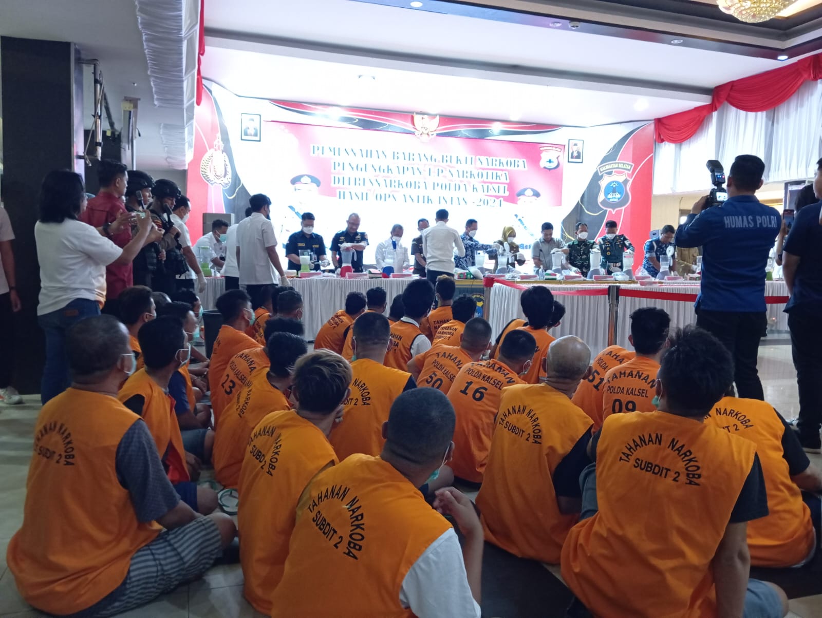 Hanya 13 Hari Polda Kalsel Kembali Berhasil Sita 14,3 kilogram Shabu, Kalsel Pasar Menggiurkan Bagi Pengedar Narkoba