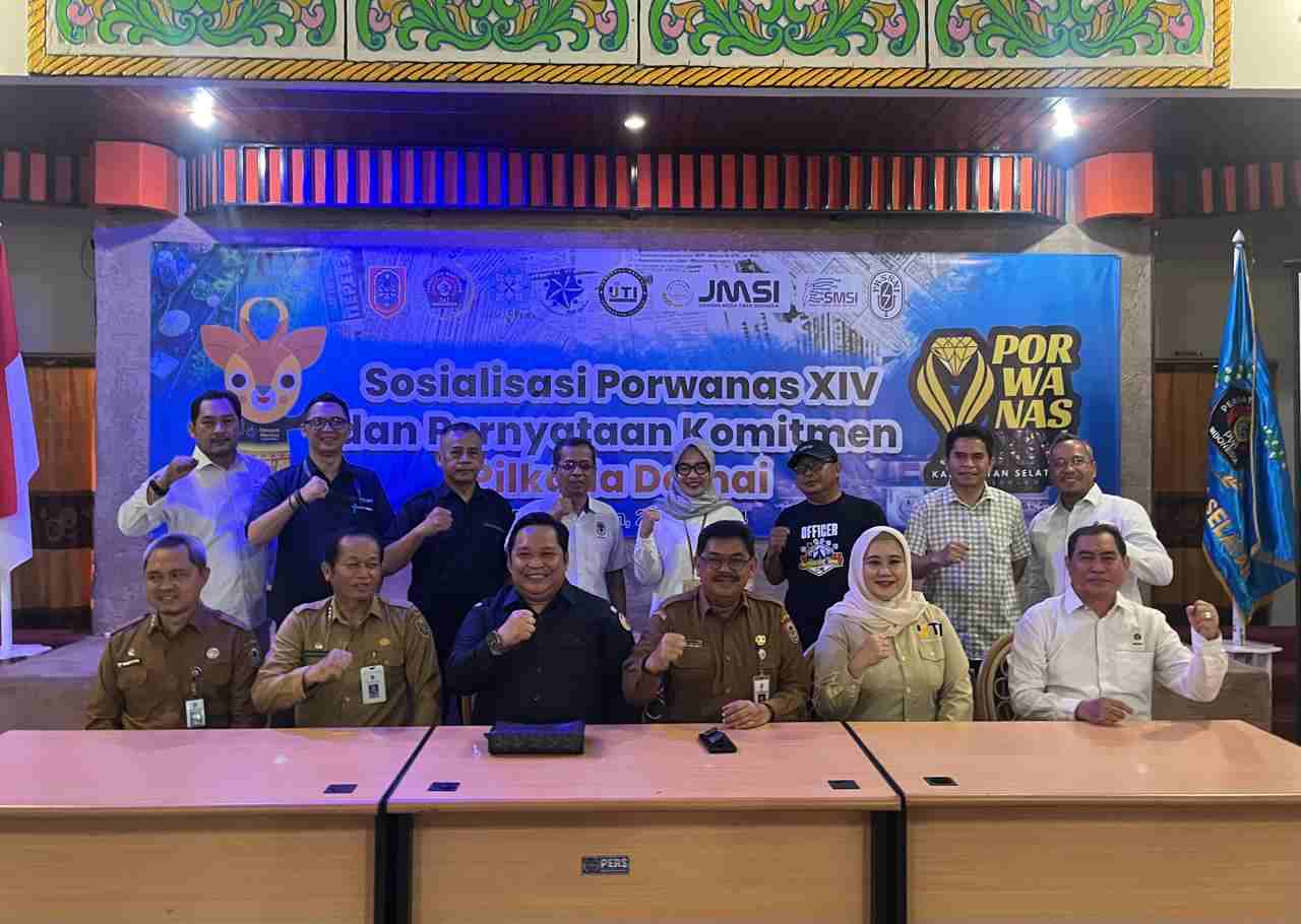 PWI Sosialisasikan Porwanas, Konsorsium Pers Banua Gelar Pernyataan Komitmen Pilkada Damai
