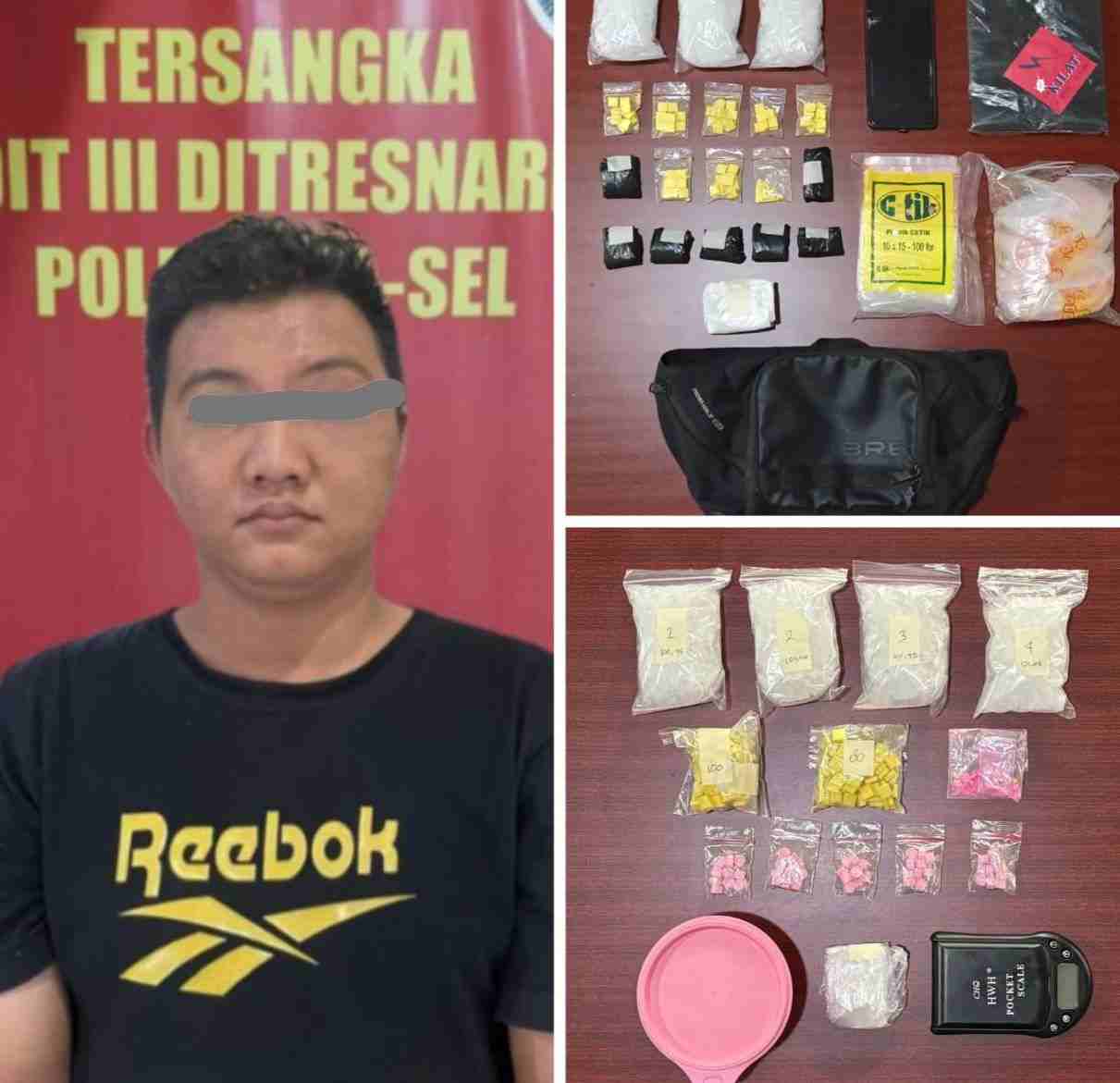 RNE Bandar Narkoba Ditangkap Subdit III Polda Kalsel