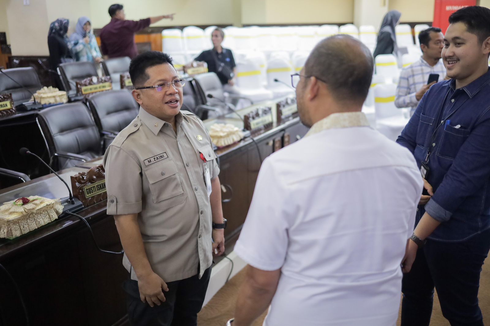 Sekwan Kalsel Perkenalkan Diri ke Wakil Rakyat yang Akan Dilantik: Bekerja Bersama Untuk Kepentingan Masyarakat
