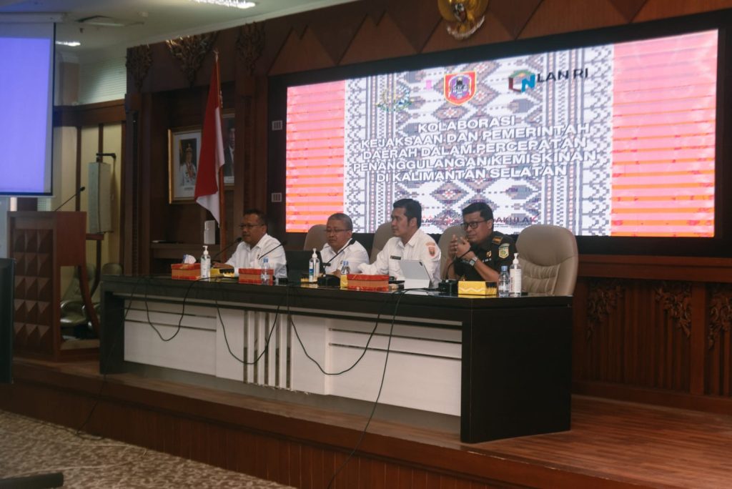 Masalah Kemiskinan, Kejaksaan dan Inspektorat Kalsel Bahas Percepatan Penanganan