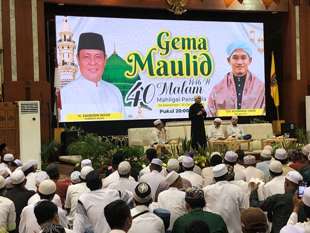 Gema Maulid 40 Malam Hari ke 10, Guru Yanor Kisahkan Kelahiran Nabi Besar Muhammad