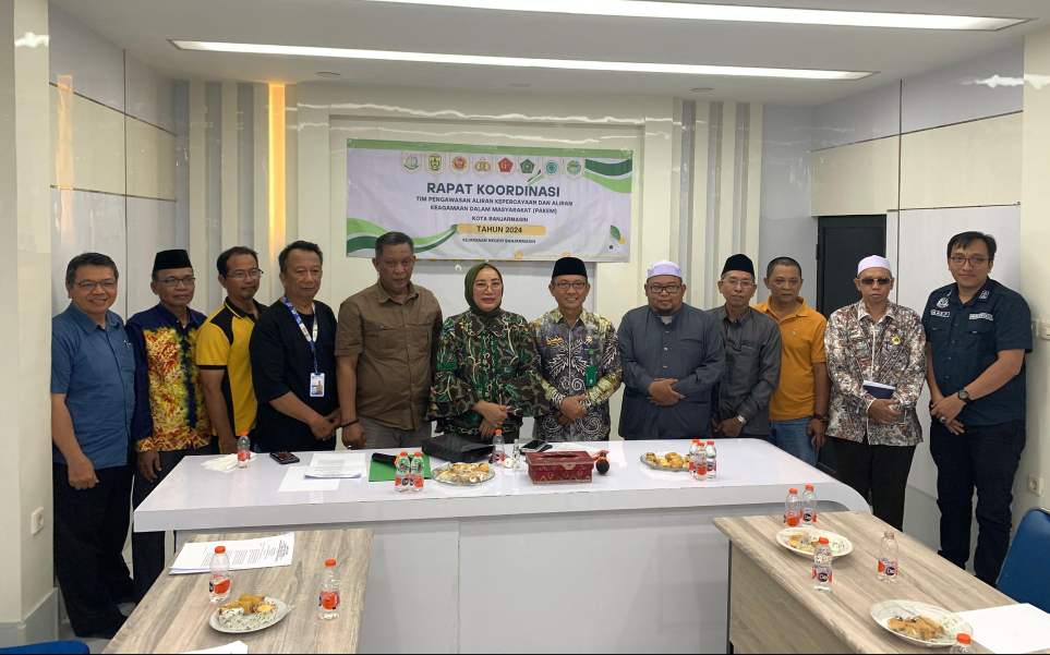 Kejari Banjarmasin dan Tim Pakem Gelar Rapat Koordinasi Terkait Aliran Menyimpang