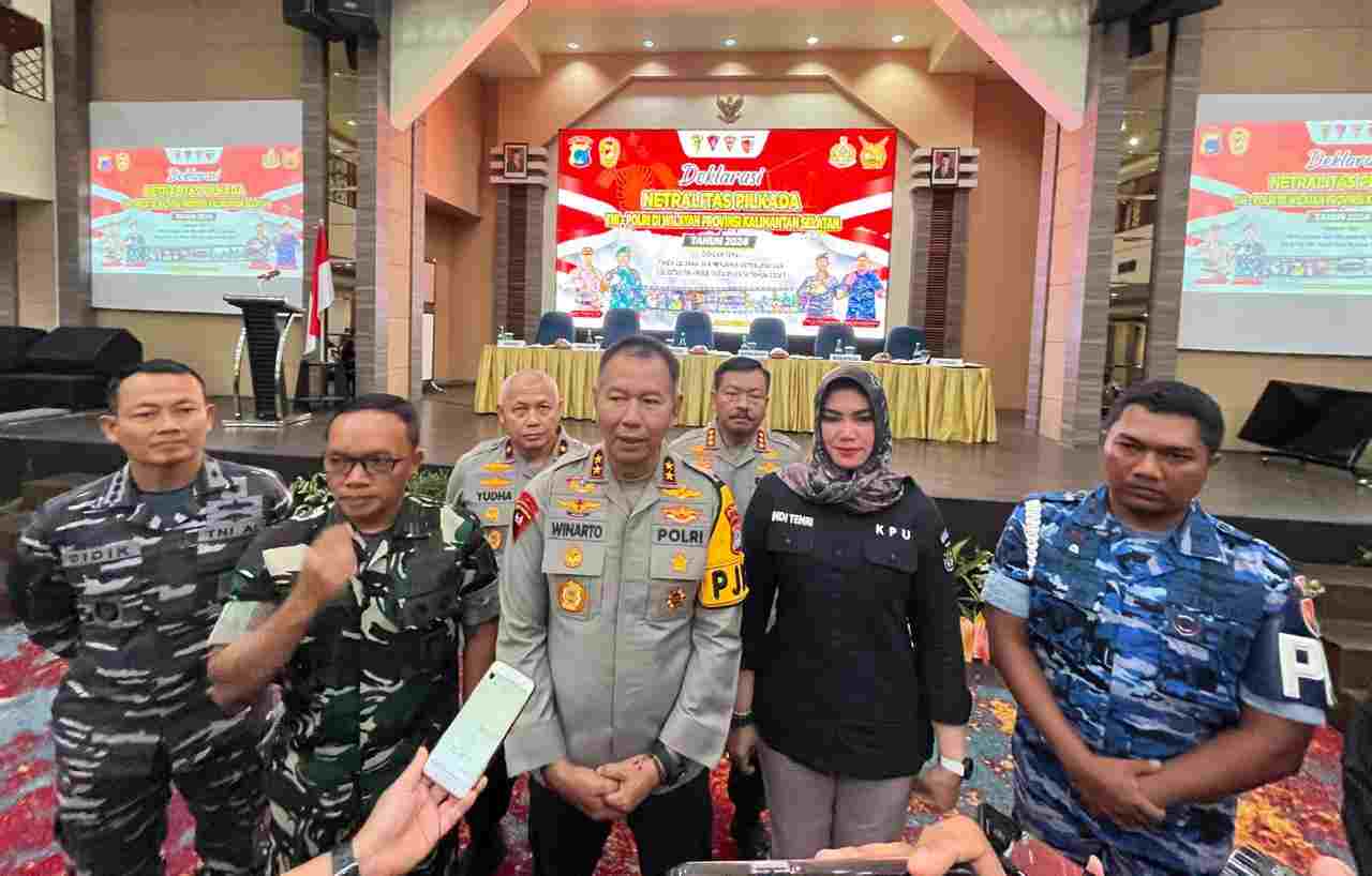 Deklarasi Pilkada Damai, Kapolda :  Ada Sanksi Jika Anggota Terlibat Politik Praktis
