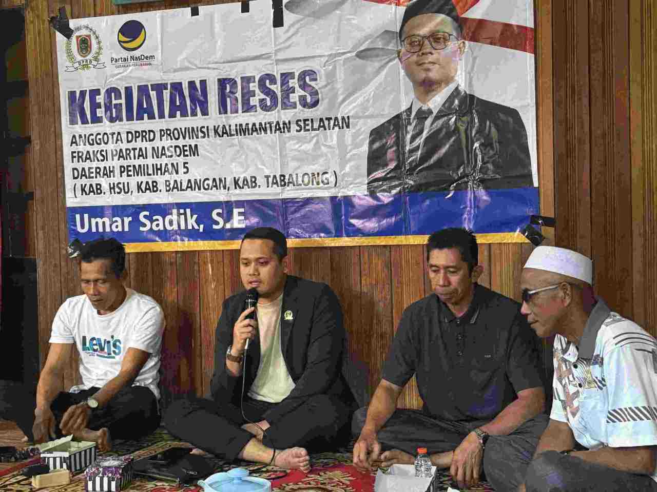 Selesaikan Reses Pertama di Dapil V, Umar Sadik Prioritaskan Aspirasi Pertanian