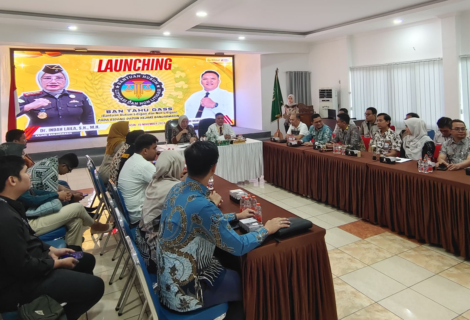 Kejari Banjarmasin Launching Inovasi Baru “Ban Tahu Gass” Penyederhaan Proses Permohonan Bantuan Hukum