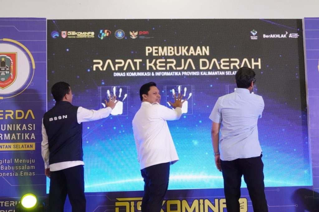 Rakerda Diskominfo se-Kalsel, Transformasi Digital Menuju Kalsel Babussalam dan Mewujudkan Indonesia Emas