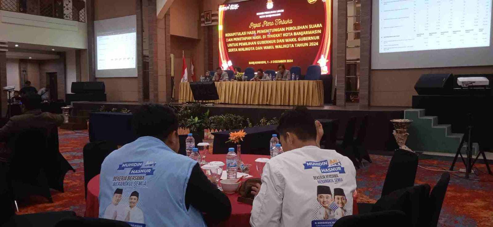 Muhidin-Hasnur Menang Telak di Banjarmasin, 253.469 suara VS 28.335 suara