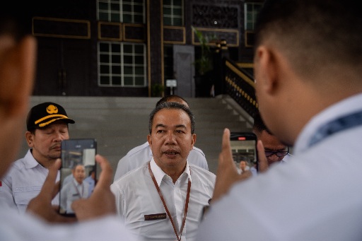 Emban 3 Jabatan, Plh Sekda Kalsel M Syarifuddin Pimpin Upacara di Gubernuran