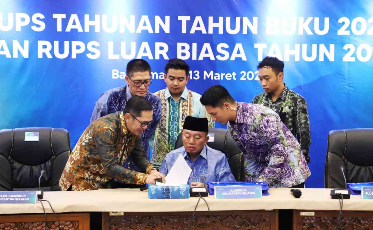 Gubernur Apresiasi Kinerja Bank Kalsel, Selain Deviden Naik Hingga 18 Persen, Penyertaan Modal Juga Meningkat