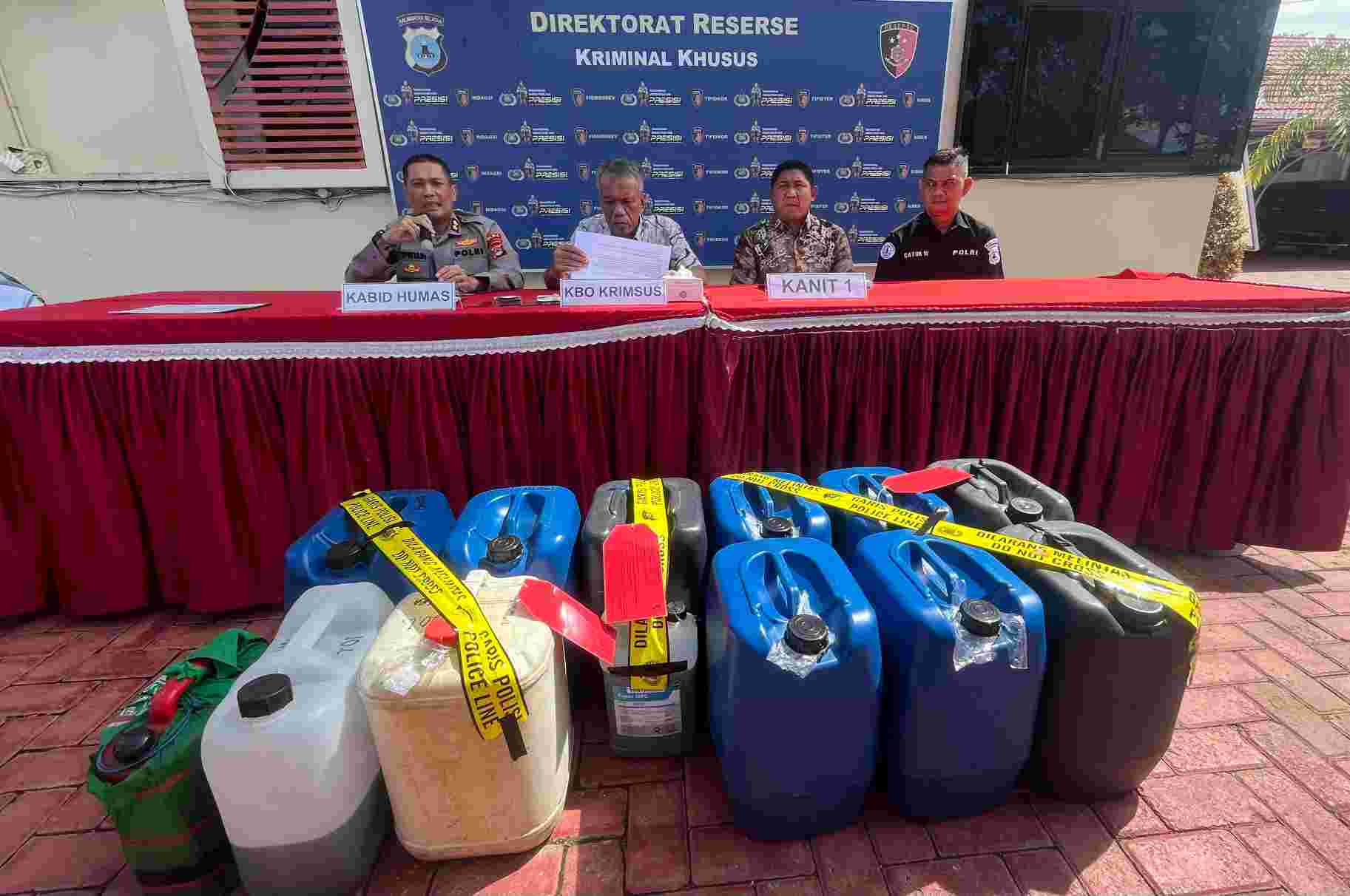 Diduga Jual Pertalite Tak Sesuai HET, Ditreskrimsus Polda Kalsel Amankan Operator dan Pelangsir SPBU