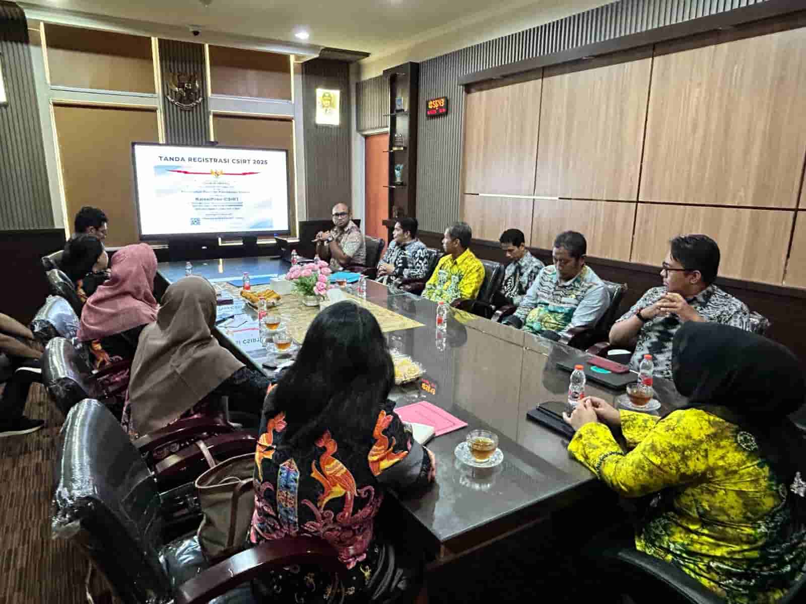 Percepat Pembentukan CSIRT, Diskominfo Palangkaraya Serap Pengalaman dari Kalsel