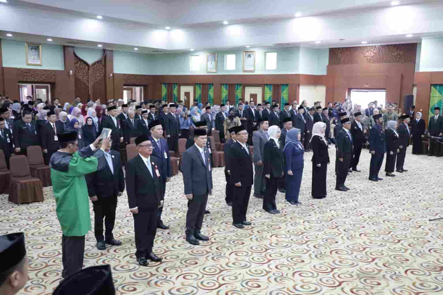 18 Pejabat Eselon II Dilantik, Gubernur Muhidin: Akan Dievaluasi Enam Bulan ke Depan
