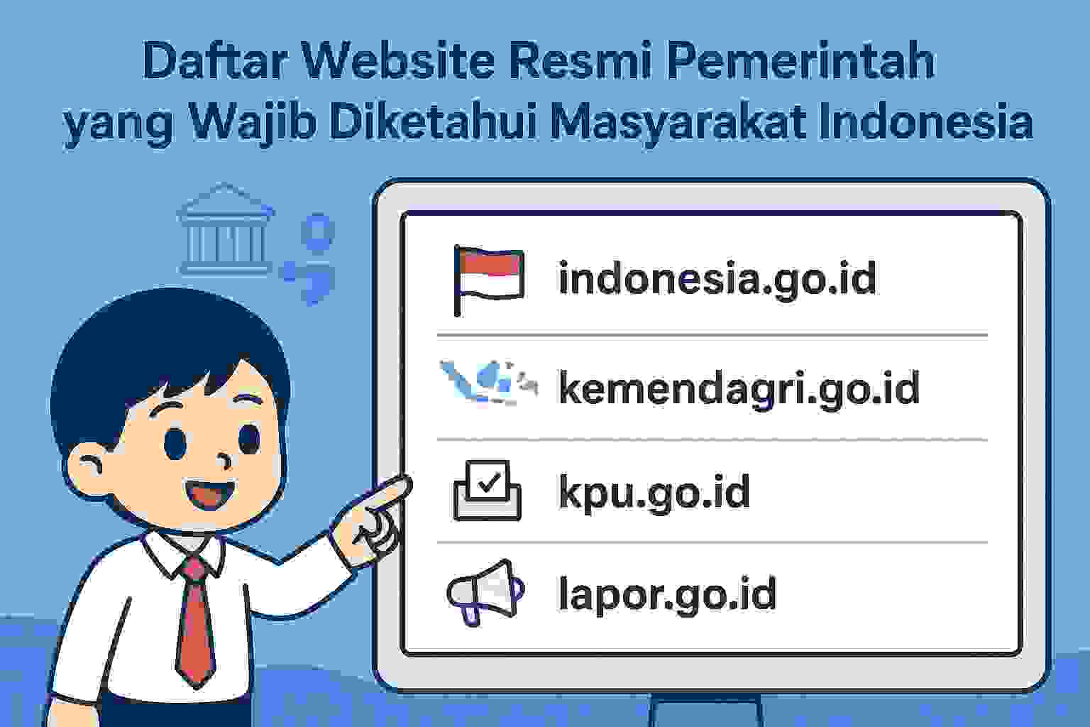 Akses Urusan Lebih Mudah: 9 Daftar Website Resmi Pemerintah Rekomen Buat kamu Ketahui