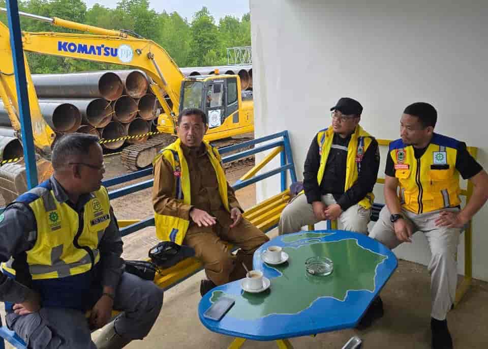 PUPR Kalsel Tinjau Proyek Strategis Jembatan Pulau Laut: Pastikan Proyek Berjalan Sesuai Rencana