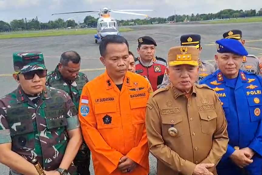 Gubernur Kalsel Pantau Pencarian Helikopter Eastindo Air yang Hilang Kontak di Tanah Bumbu