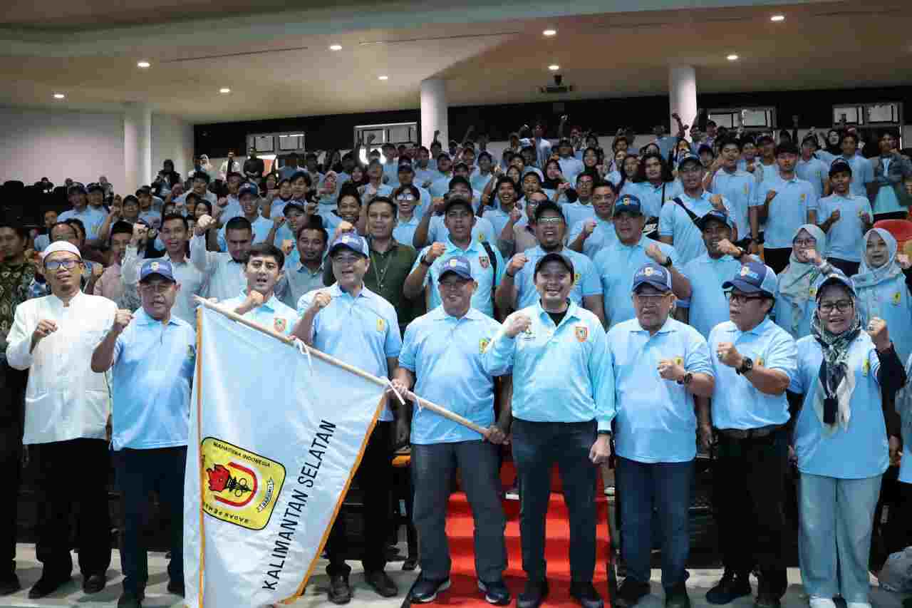 Wagub Lepas Kontingen Kalsel untuk POMNAS XIX di Jawa Tengah