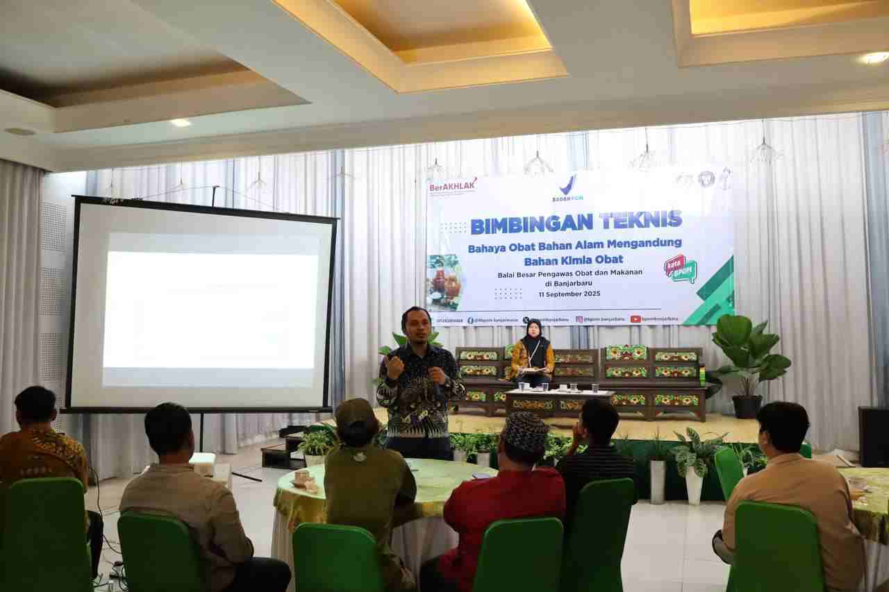BBPOM Banjarbaru Gelar Bimtek Bahaya Jamu Mengandung BKO