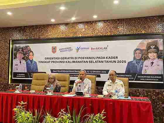 Dinkes Kalsel Gelar Orientasi Geriatri untuk Kader Posyandu, Siapkan Masyarakat Hadapi Peningkatan Jumlah Lansia