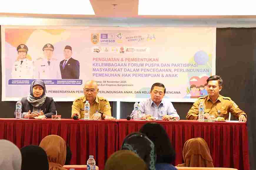 Pemprov Kalsel Dorong Penguatan Forum PUSPA untuk Kesejahteraan Perempuan dan Anak