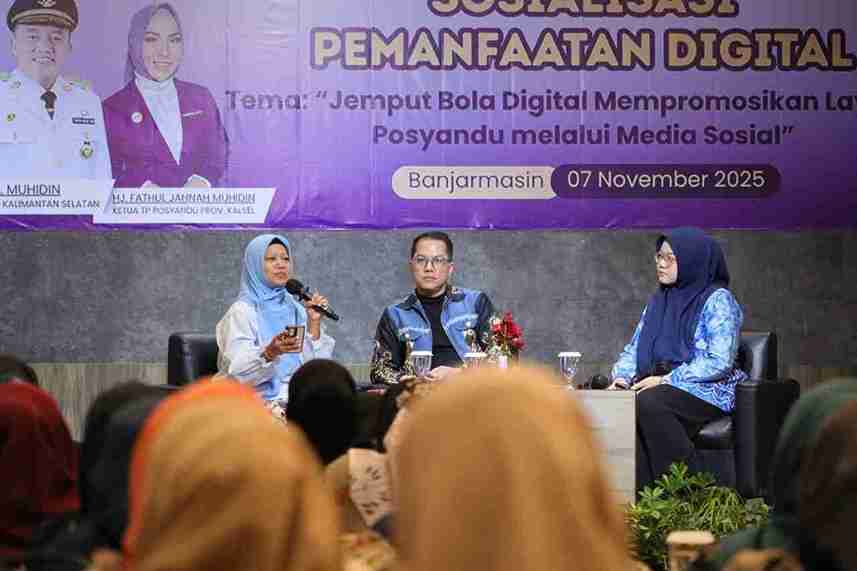 Diskominfo Kalsel Dorong Kader Posyandu Aktif di Dunia Digital