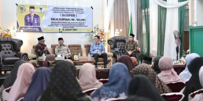 Ketua DPRD Kalsel Sosialisasikan Perda Penjamin Kredit Daerah di Pondok Pesantren Rakha HSU