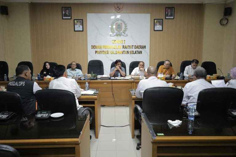 Penanggulangan Banjir, Komisi I RDP dengan BPBD Kalsel