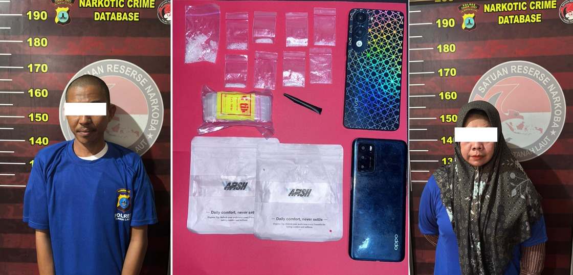 JS Diduga Pengedar Sabu di Takisung Ditangkap Satresnarkoba Tala