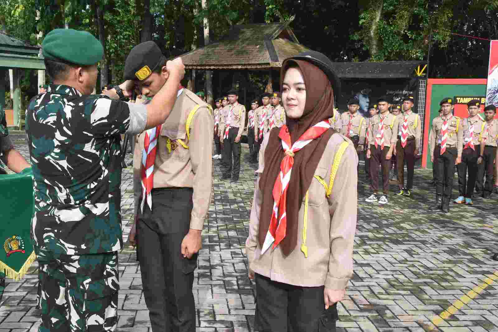 Bentuk Generasi Muda Berjiwa Nasionalis, Kodim 1002/HST Gelar Perkemahan KKRI, Implementasi Sishankamrata