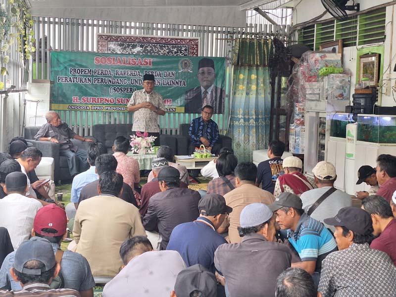 Anggota DPRD Kalsel ‎‎Suripno Suripno Sumas, Sosialisasikan KUHP dan UU No1 Tahun 2026 Tentang Penyesuaian Pidana