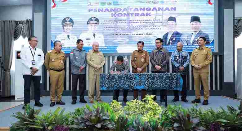 Kontrak Jembatan Tanah Bumbu–Kotabaru Diteken, Proyek Rp5,9 Triliun Dikebut Rampung 2028