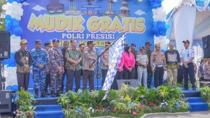 Supian HK Bersama Forkopimda Kalsel Resmi Lepas Mudik Gratis Polda Kalsel
