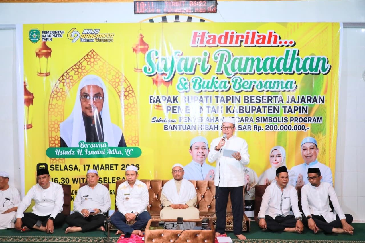 Safari Ramadan di Tapin, Gubernur Kalsel H. Muhidin Sampaikan Pembangunan Proyek Strategis