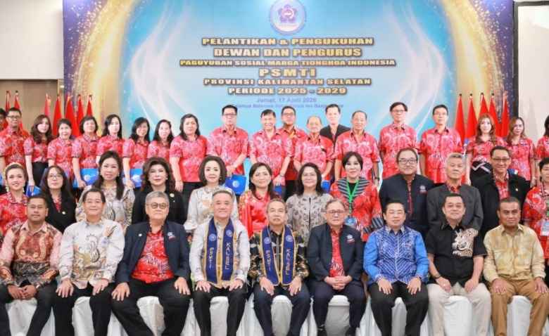 Gubernur Muhidin Kukuhkan PSMTI Kalsel 2025–2029, Dorong Kolaborasi untuk Pembangunan Daerah