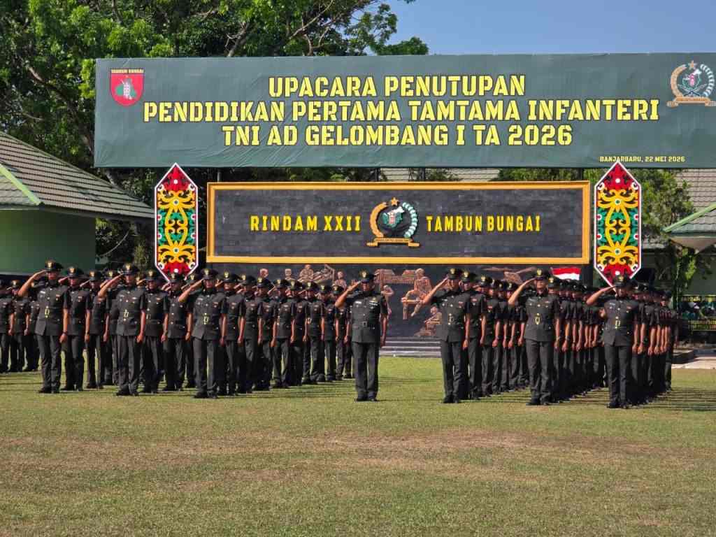 Pelantikan Dikmata TNI AD 2026, Gubernur Kalsel Tekankan Pengabdian dan Dedikasi Prajurit
