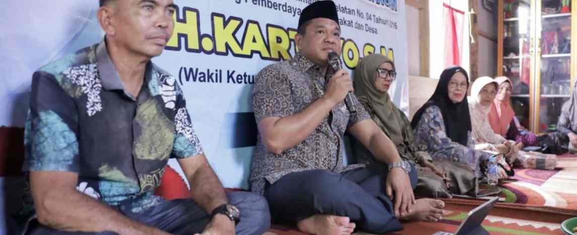 Sosialisasikan Perda Pemberdayaan Desa, Kartoyo Soroti Potensi Tape Khas Longawang