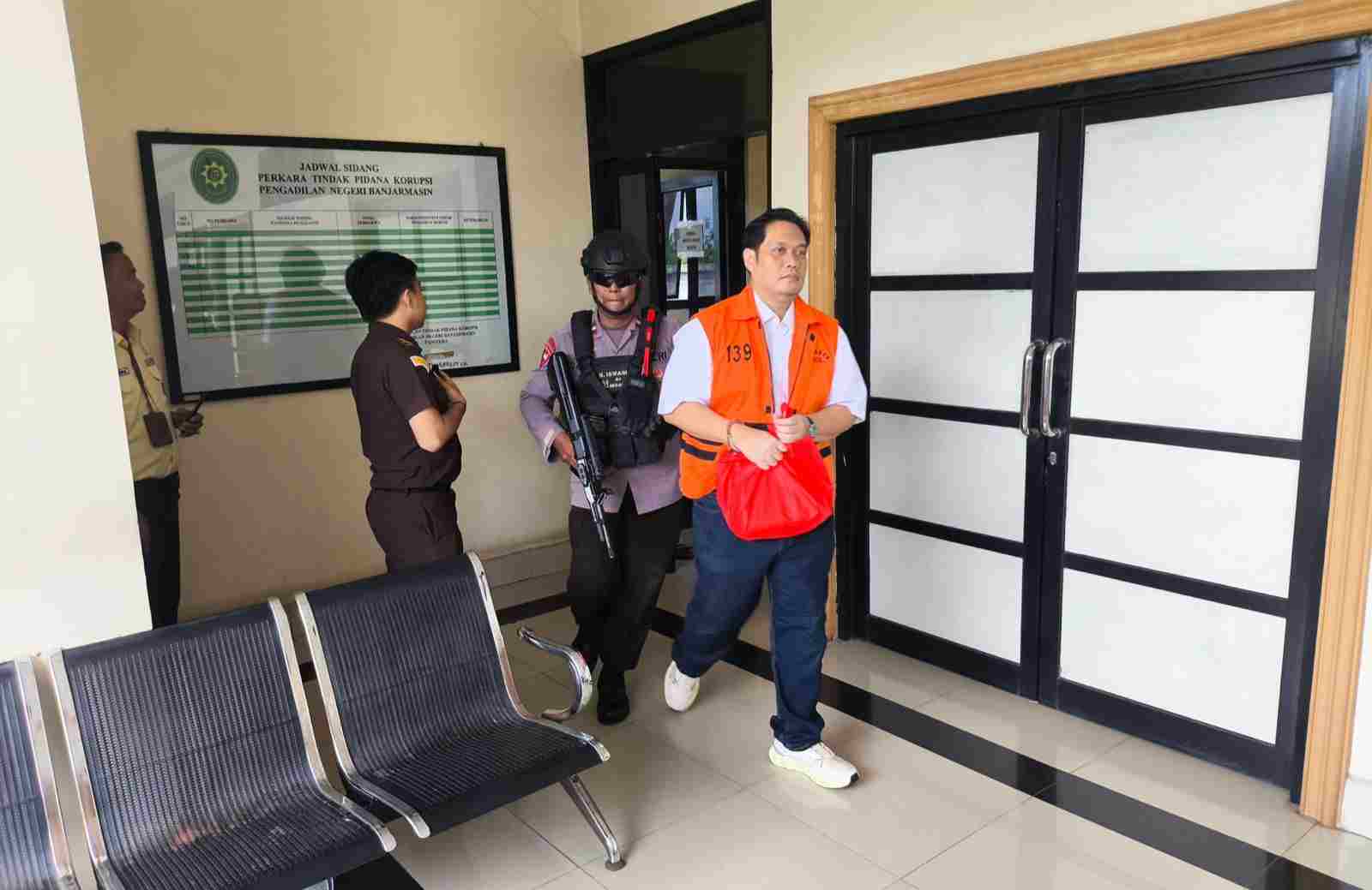 PN Tipikor Banjarmasin Gelar Sidang Perdana Kasus OTT KPK Kejari HSU, 3 Oknum Jaksa Didakwa Terima Gratifikasi