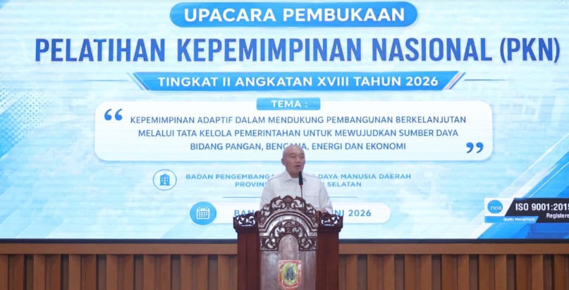 Gubernur H. Muhidin Buka PKN Tingkat II 2026, Tekankan Pelayanan Cepat untuk Masyarakat